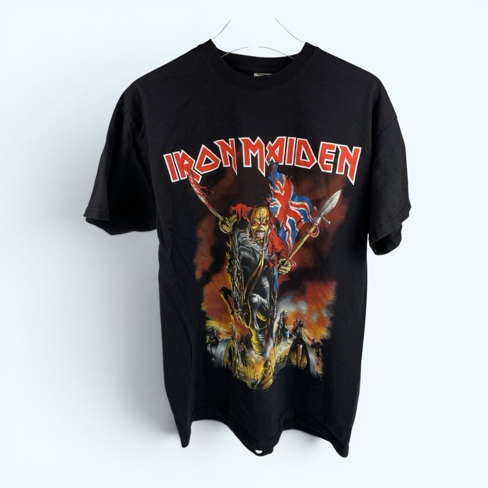 Iron Maiden North American Tour 2012 Trooper Black T-shirt Men's XL